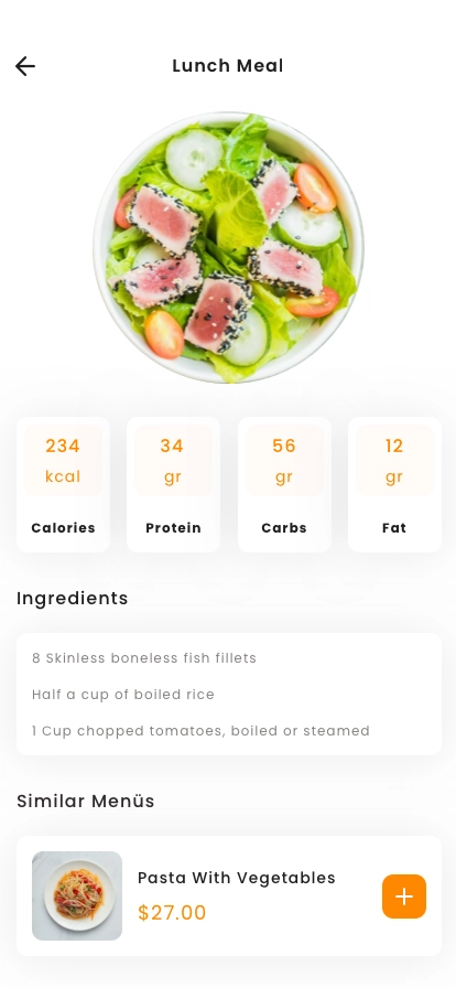 Lunch Meal Restaurant Finder App UI Kit - Screenshot 5