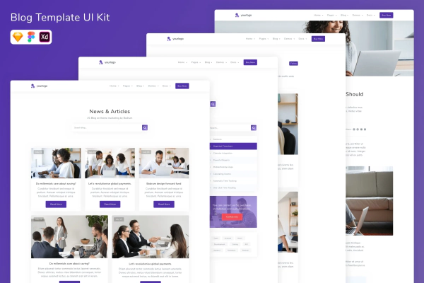 Blog Template UI Kit