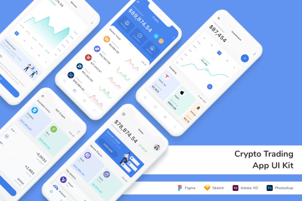 Crypto Trading App UI Kit