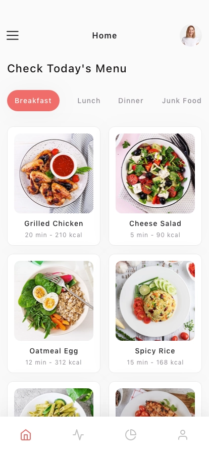 AI Daily Nutrition Tracker Mobile App UI Kit - Screenshot 1