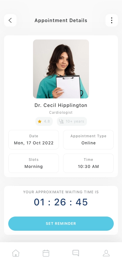 Online Doctor Consultation Mobile App UI Kit - Screenshot 2