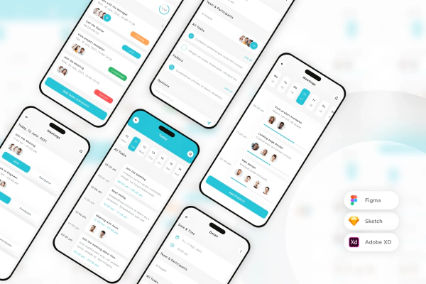 Team & Task Management Mobile App UI Kit