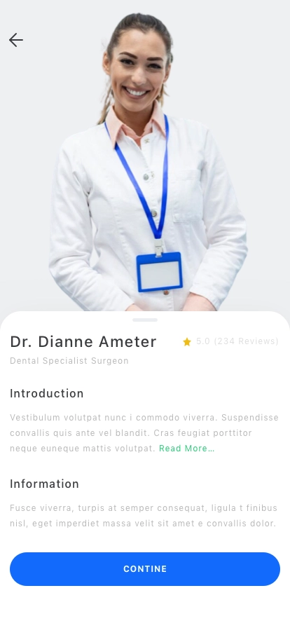 Medical Mobile App UI Kit - Screenshot 3