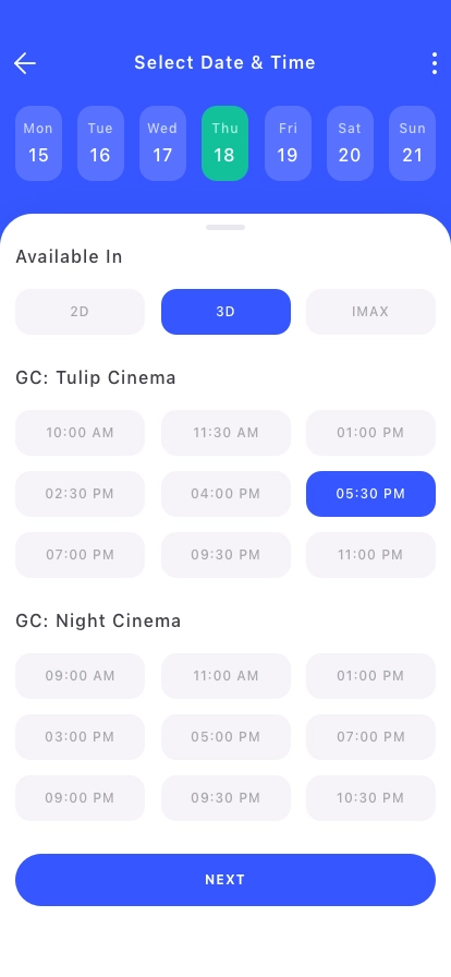 Movie Booking Mobile App UI Kit - Screenshot 5