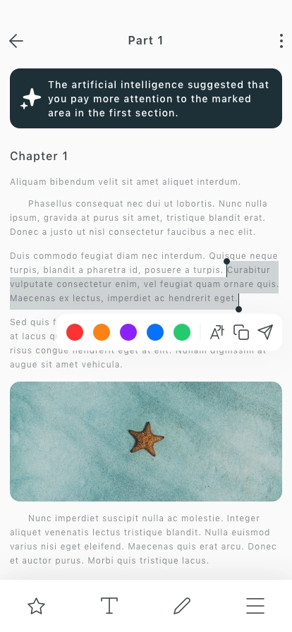 AI eBook & Reading Mobile App UI Kit - Screenshot 4