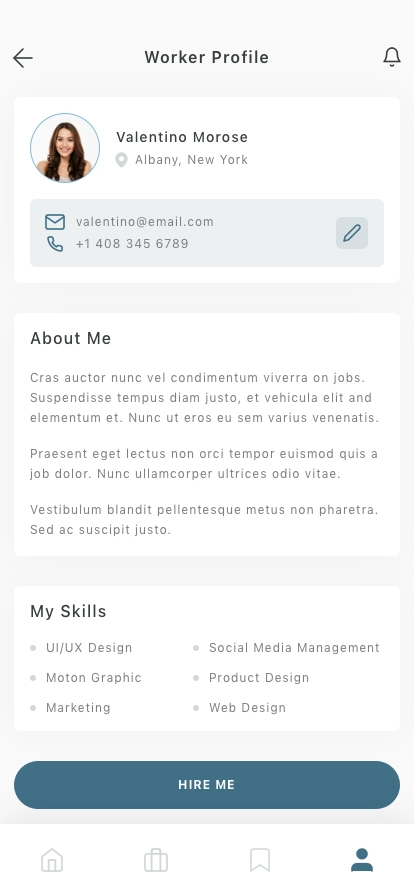 Career Finder Mobile App UI Kit - Screenshot 4