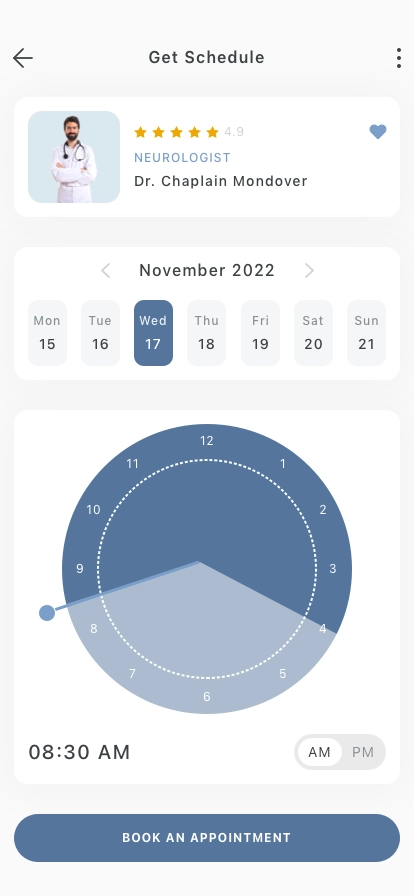 Medical & Clinic Mobile App UI Kit - Screenshot 2