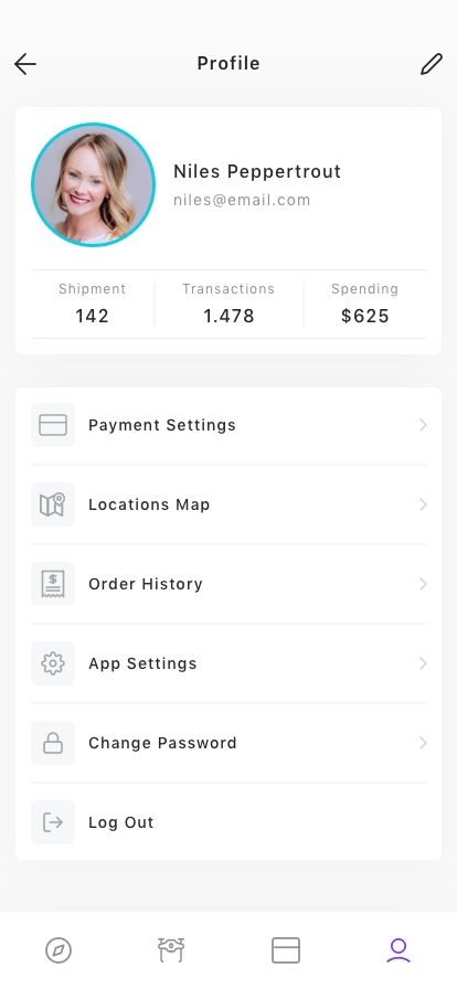 Drone Parcel Tracking App UI Kit - Screenshot 5