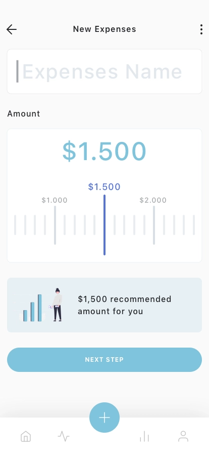 Expense Planner Mobile App UI Kit - Screenshot 2