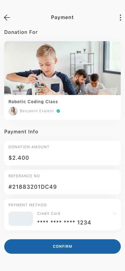 Crowdfunding Mobile App UI Kit - Screenshot 5