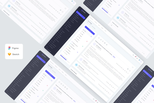 View Mail Admin Dashboard Template UI Kit