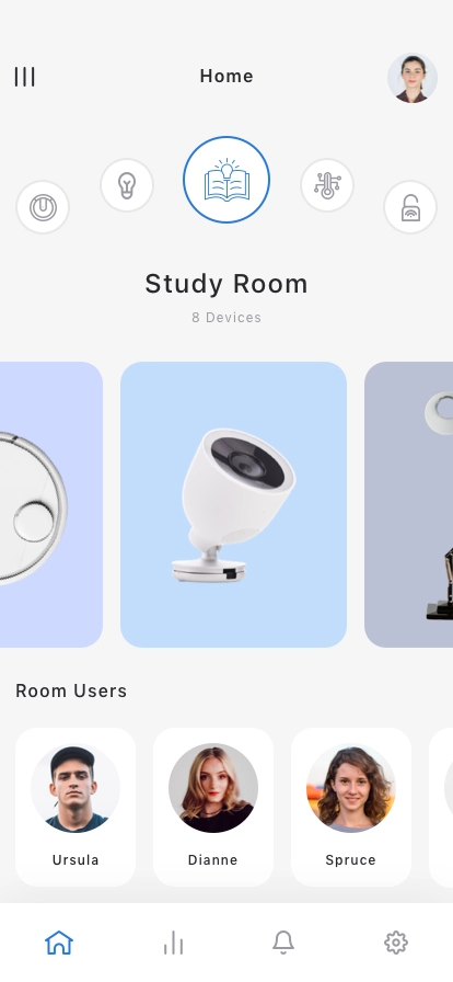 Smart Home Mobile App UI Kit - Screenshot 2
