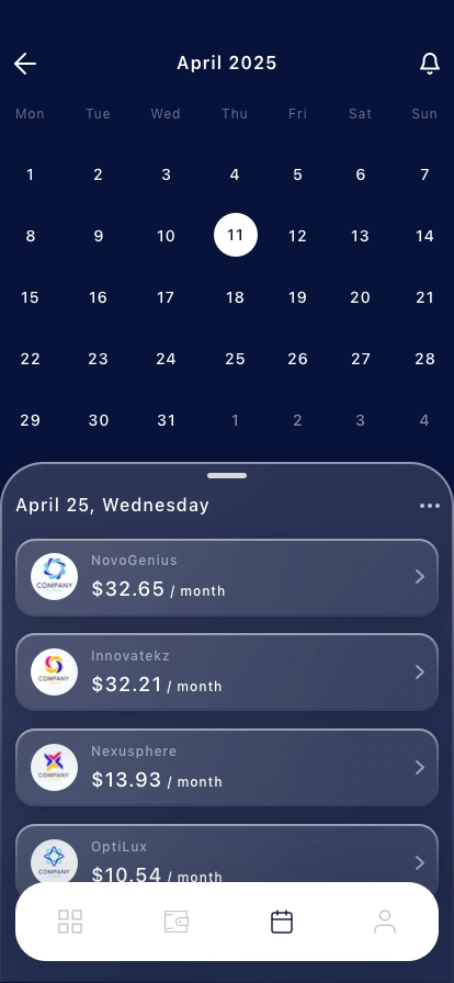 Finance Management Mobile App UI Kit - Screenshot 5
