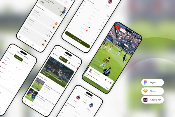 Sport Betting Platform Mobile App UI Kit