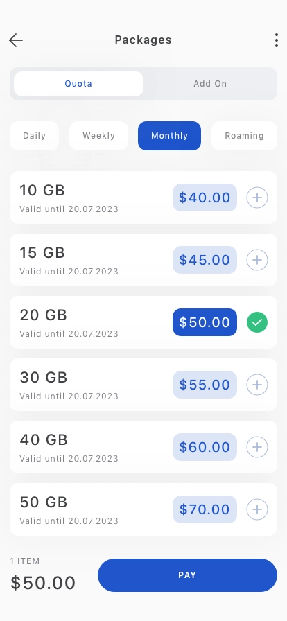 Internet Provider Mobile App UI Kit - Screenshot 5