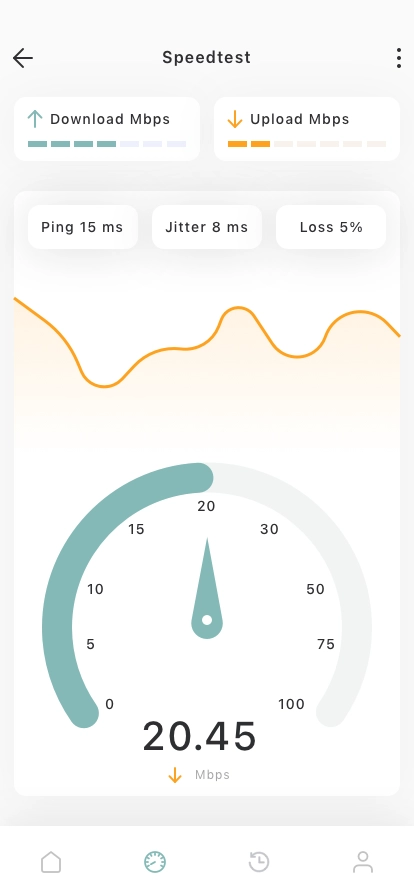 VPN & Speed Test Mobile App UI Kit - Screenshot 2