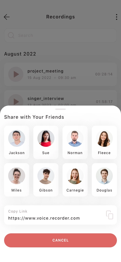 Voice Recorder Mobile App UI Kit - Screenshot 5