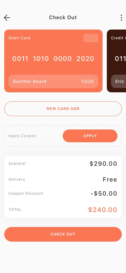 Ordering Mobile App UI Kit - Screenshot 4
