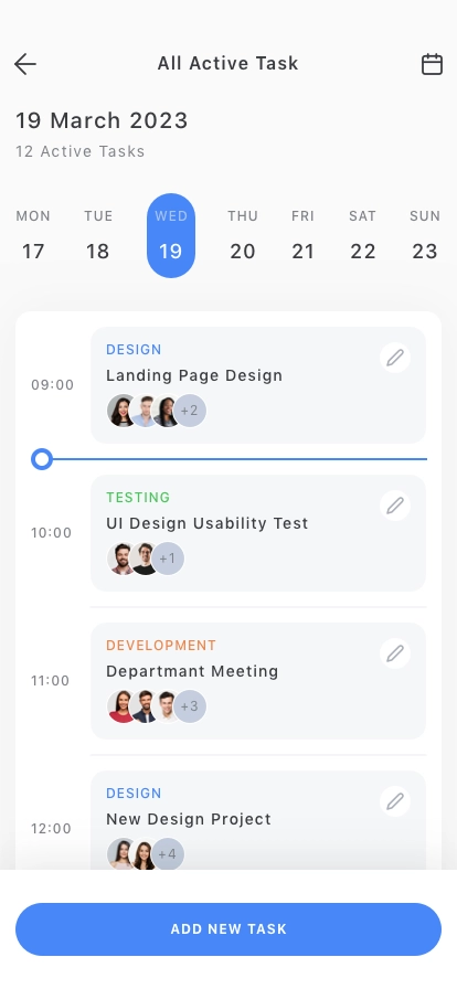 Work Calendar Mobile App UI Kit - Screenshot 4
