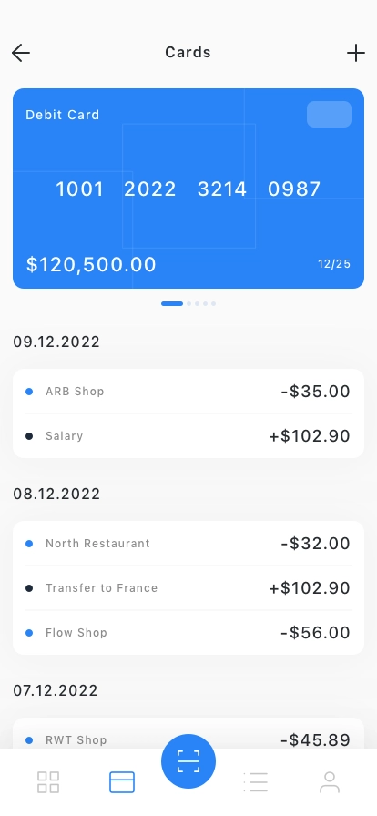 Personal Banking Mobile App UI Kit - Screenshot 2