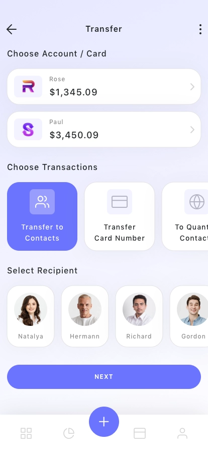 Money Sending Mobile App UI Kit - Screenshot 3