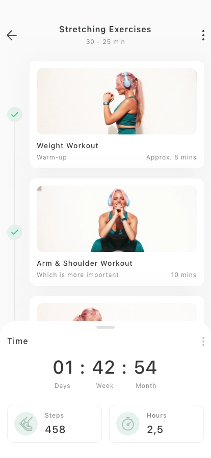 GYM & Fitness Mobile App UI Kit - Screenshot 3