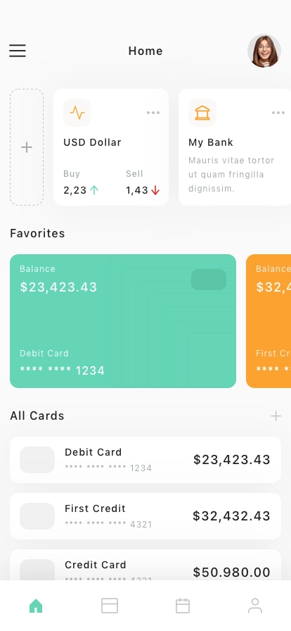 Personal Banking Mobile App UI Kit - Screenshot 2
