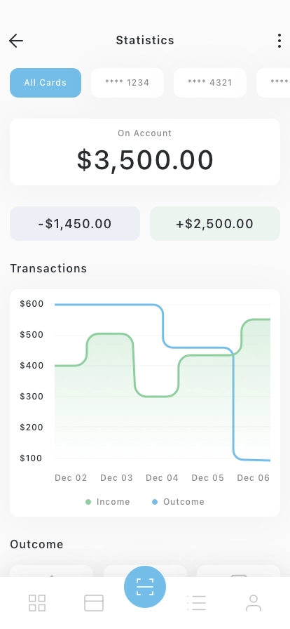 Banking & Wallet Mobile App UI Kit - Screenshot 4