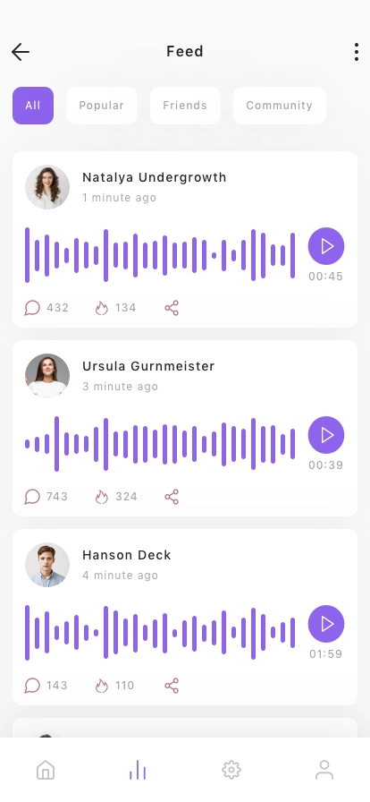 Voice Analysis App UI Kit - Screenshot 4