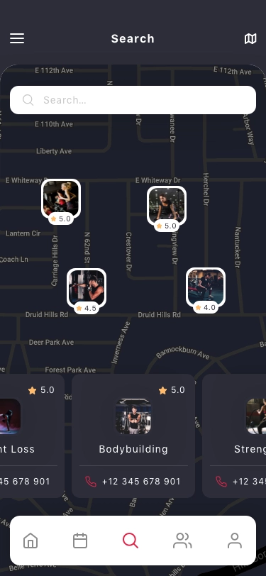 Find a Personal Trainers App UI Kit - Screenshot 17