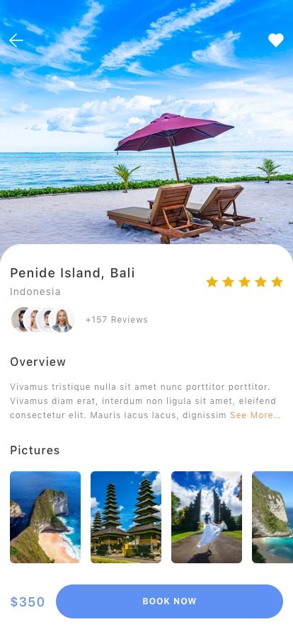 Tour & Travel Mobile App UI Kit - Screenshot 5