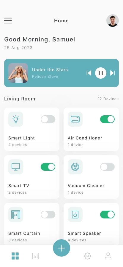 Smart House Mobile App UI Kit - Screenshot 2