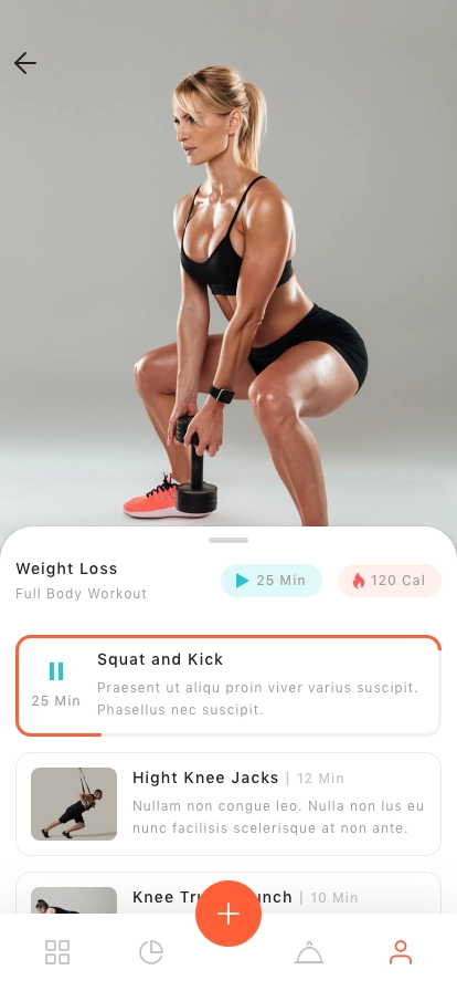 Fitness & Workout Tracker App UI Kit - Screenshot 5