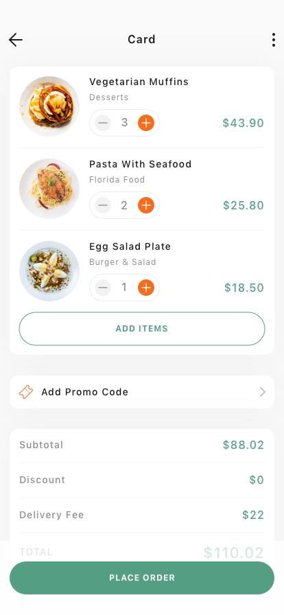 Food Delivery Mobile App UI Kit - Screenshot 5