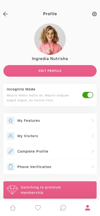 Dating App UI Kit - Screenshot 5