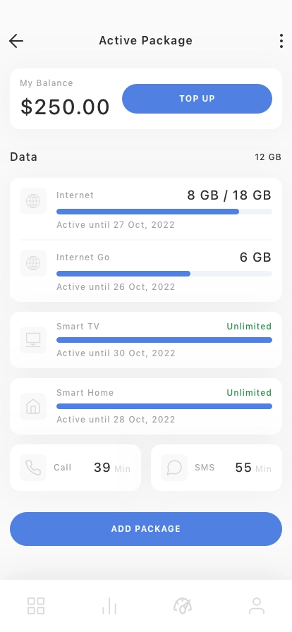 Internet Provider Mobile App UI Kit - Screenshot 2