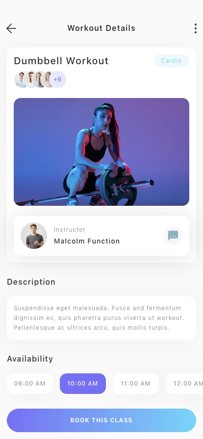 Sport Mobile App UI Kit - Screenshot 5