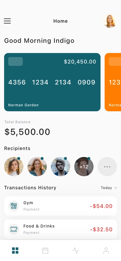 Fintech Solutions Mobile App UI Kit - Screenshot 1
