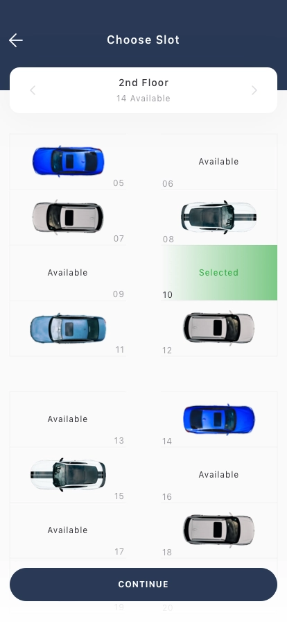 Find Parking Space Mobile App UI Kit - Screenshot 4
