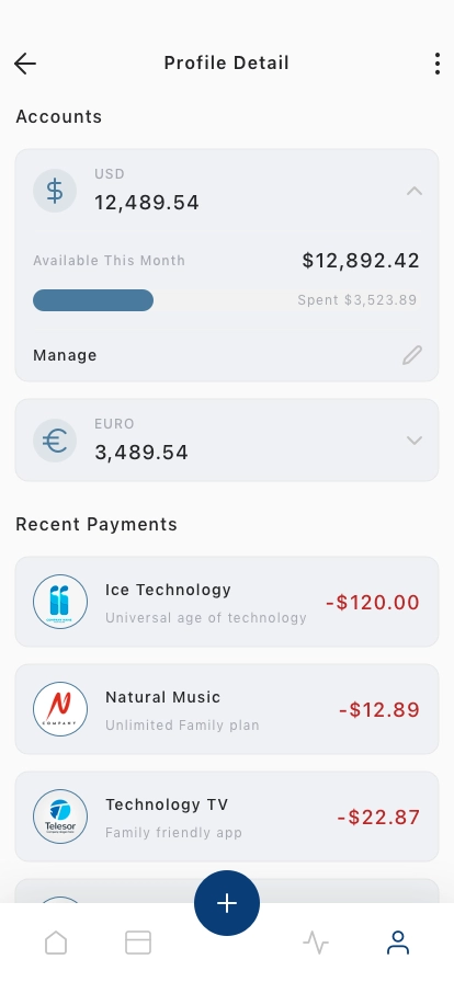 Smart Finance Mobile App UI Kit - Screenshot 5