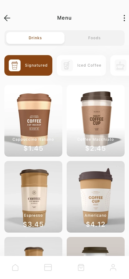Coffee Delivery Mobile App UI Kit - Screenshot 3