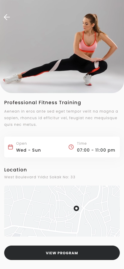 Fitness & Workout Mobile App UI Kit - Screenshot 3