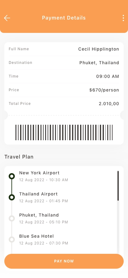 Travel Service Mobile App UI Kit - Screenshot 5