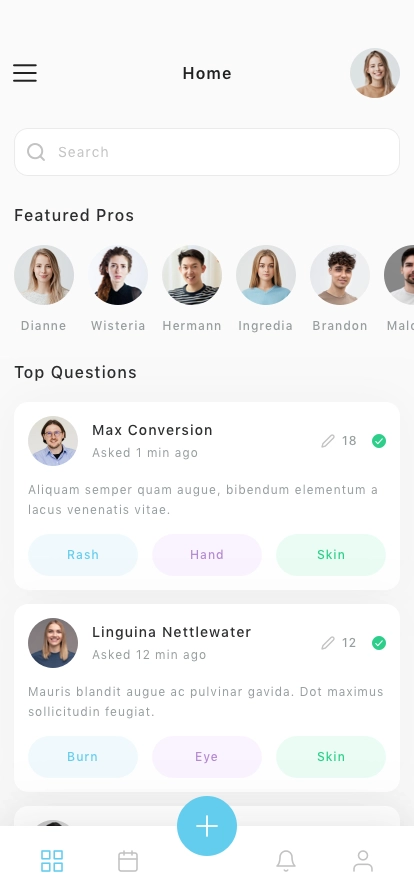 Medical Help Mobile App UI Kit - Screenshot 1