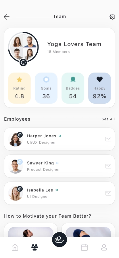 Yoga & Wellness Mobile App UI Kit - Screenshot 1