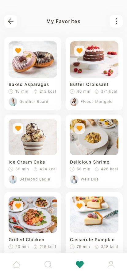 Food Recipe Mobile App UI Kit - Screenshot 2