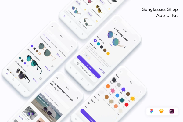 Sunglasses Shop App UI Kit