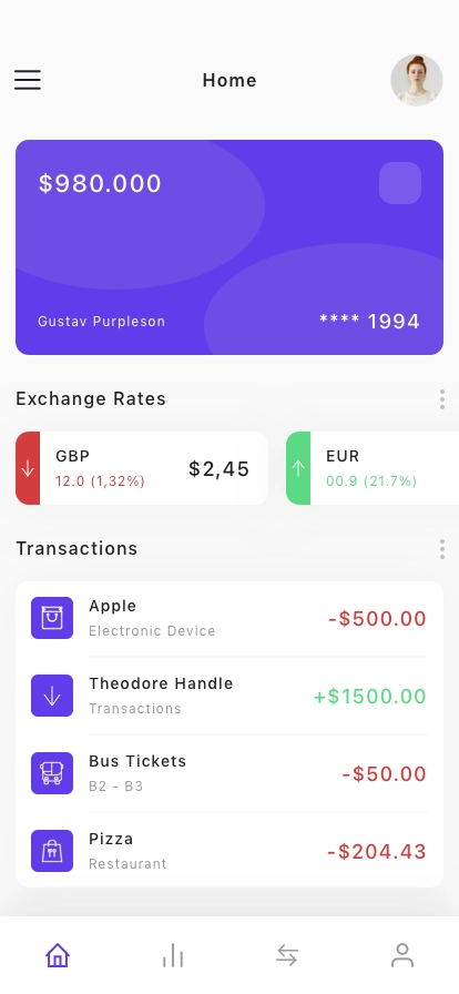 Crypto Banking App UI Kit - Screenshot 1