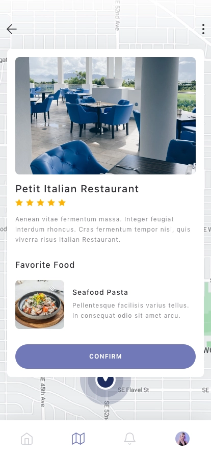 Maps Concept Mobile App UI Kit - Screenshot 5