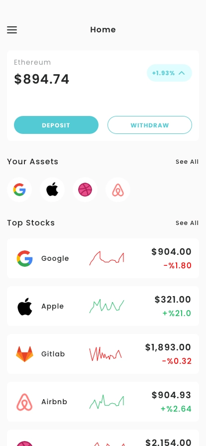 Forex Trading Mobile App UI Kit - Screenshot 1